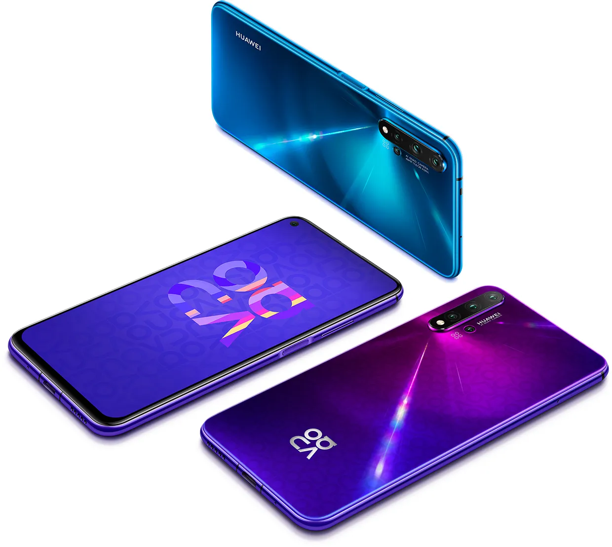 Huawei Nova 5T с разных сторон