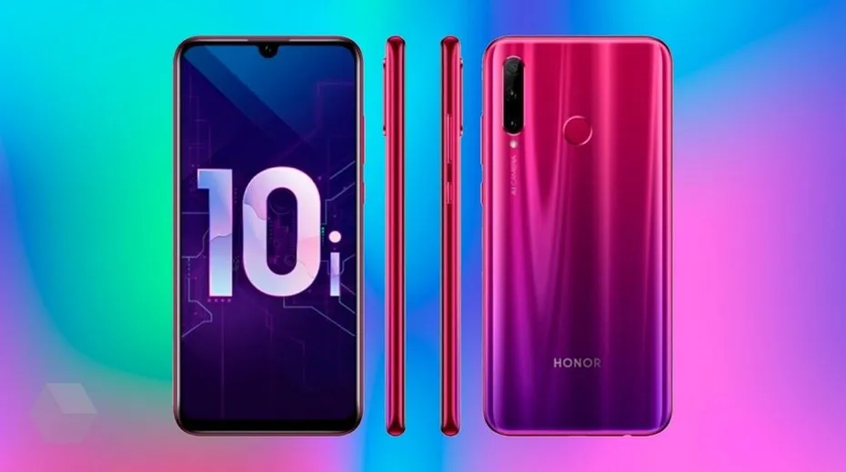 Смартфон Honor 10i с разных сторон