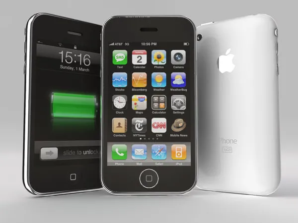 Смартфон iPhone 3G с разных ракурсов