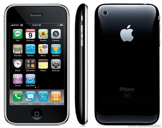 Смартфон iPhone 3G в разных ракурсах