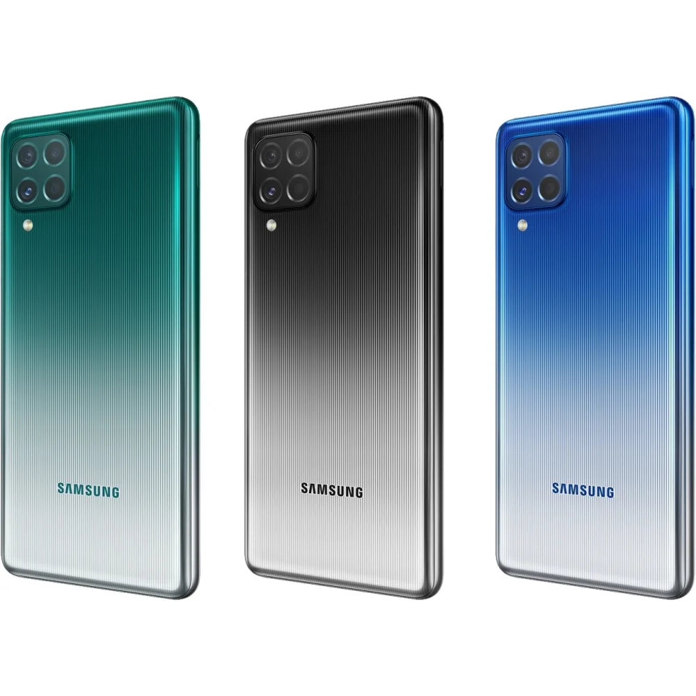 Смартфон Samsung Galaxy M62 в разных цветах