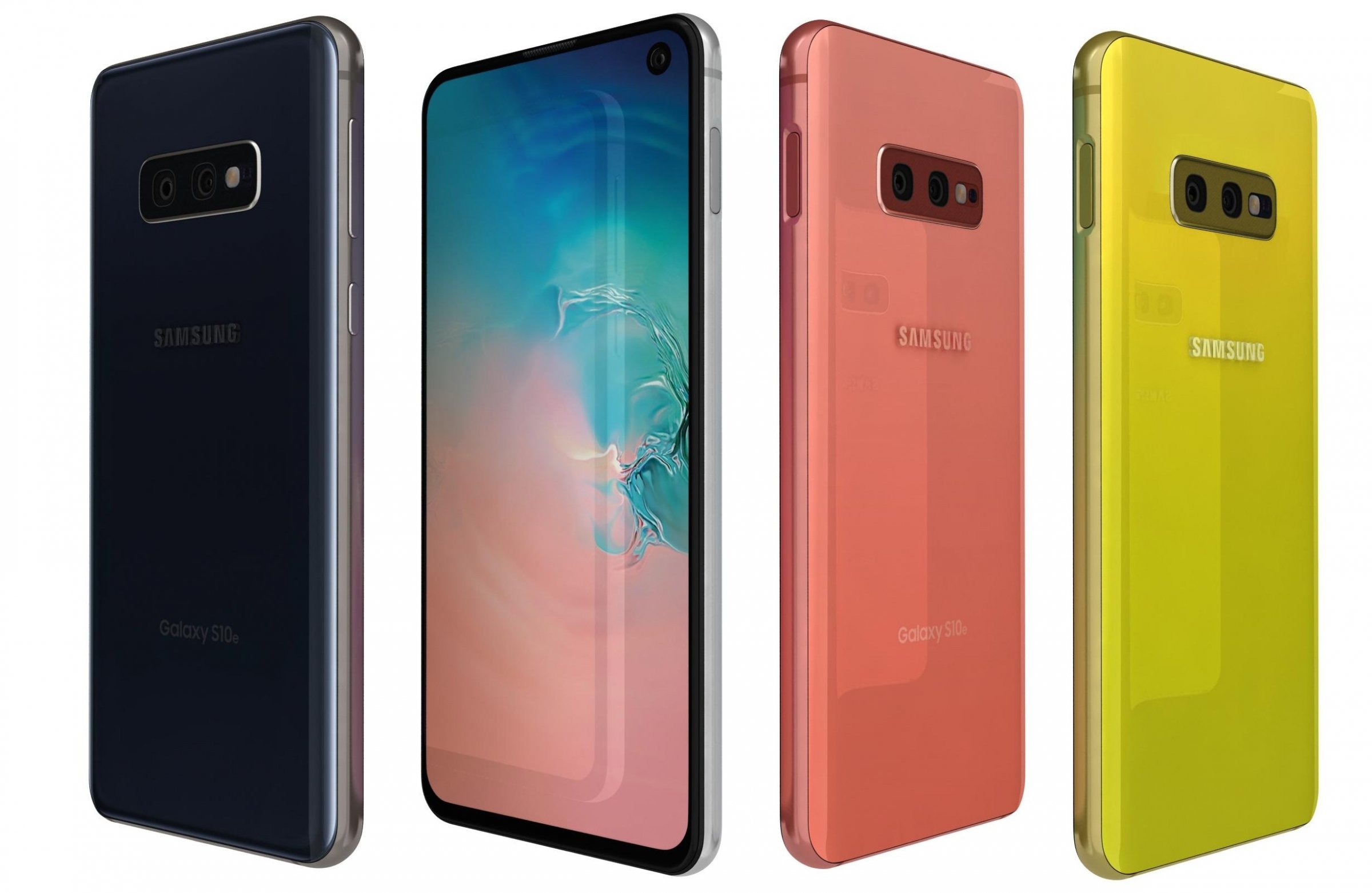 Смартфон Samsung Galaxy S10e в различных цветах