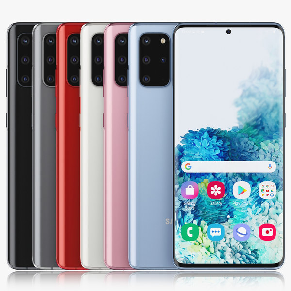 Смартфон Samsung Galaxy S20 Plus в различных цветах