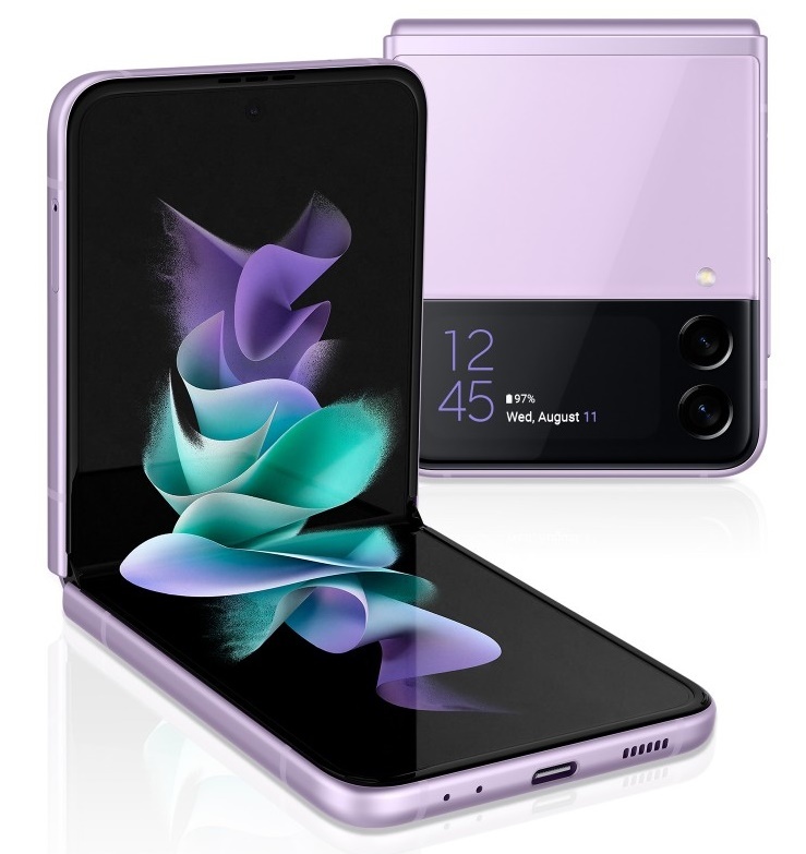 Смартфон Samsung Galaxy Z Flip в сложенном виде