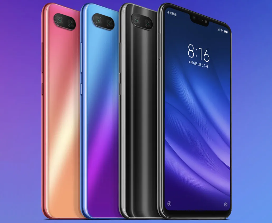 Смартфон Xiaomi Mi 8 Lite в различных цветах