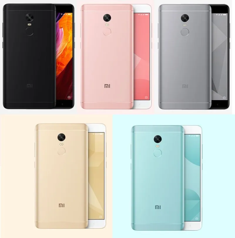 Смартфон Xiaomi Redmi 4X в различном цвете