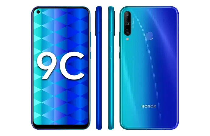 Телефон Honor 9C с разных сторон
