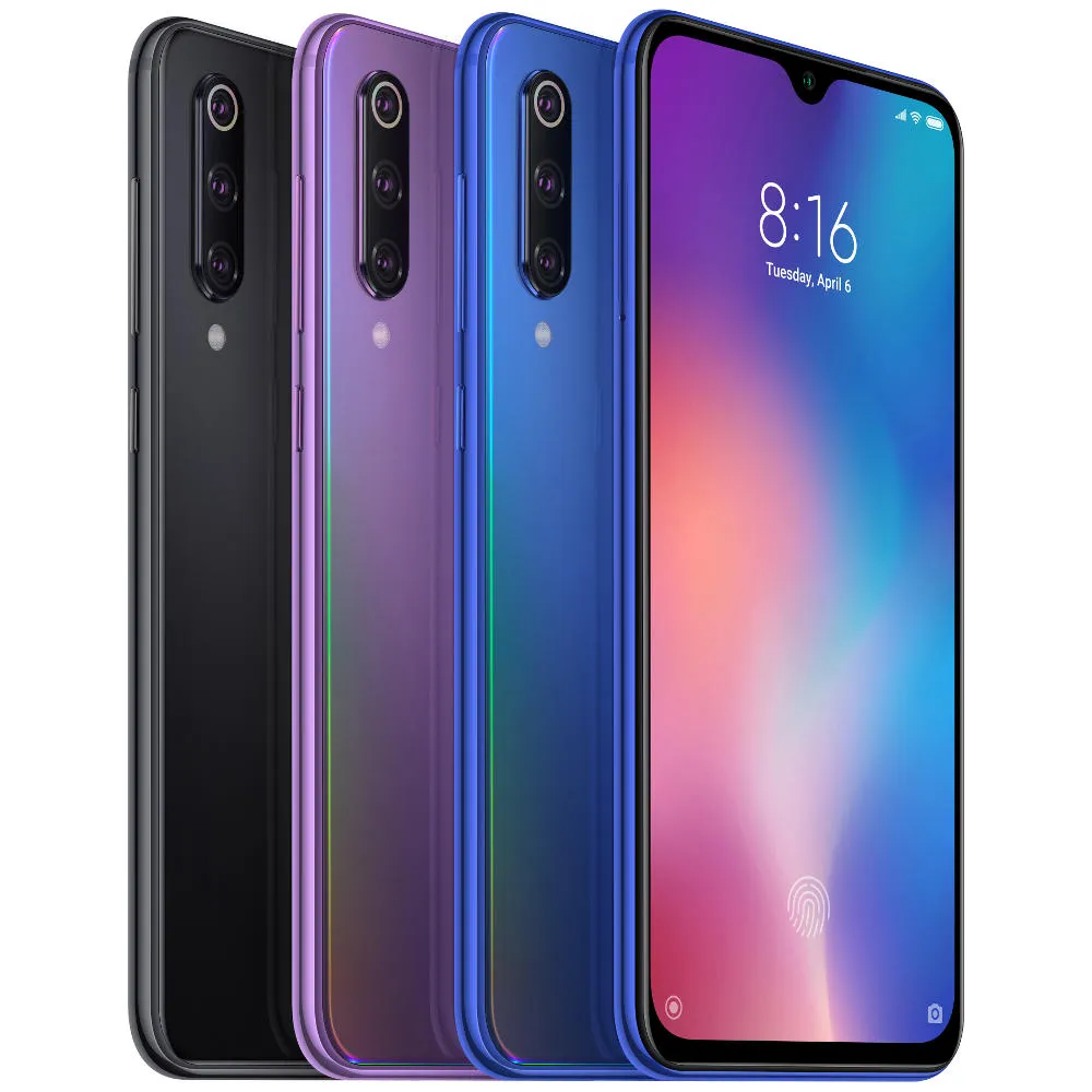 Телефон Xiaomi Mi 9 в различных цветах