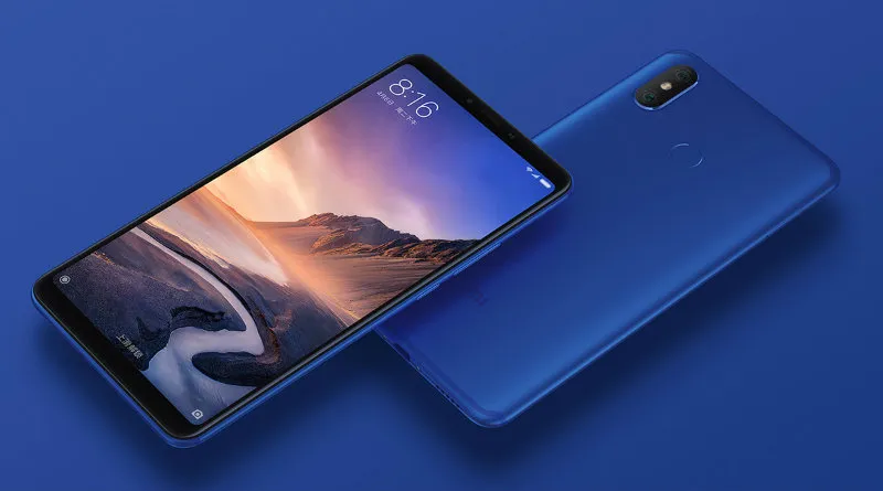 Телефон Xiaomi Mi Max 3 с разных сторон