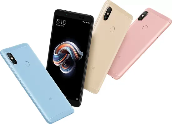 Телефон Xiaomi Redmi Note 5 в различном цвете