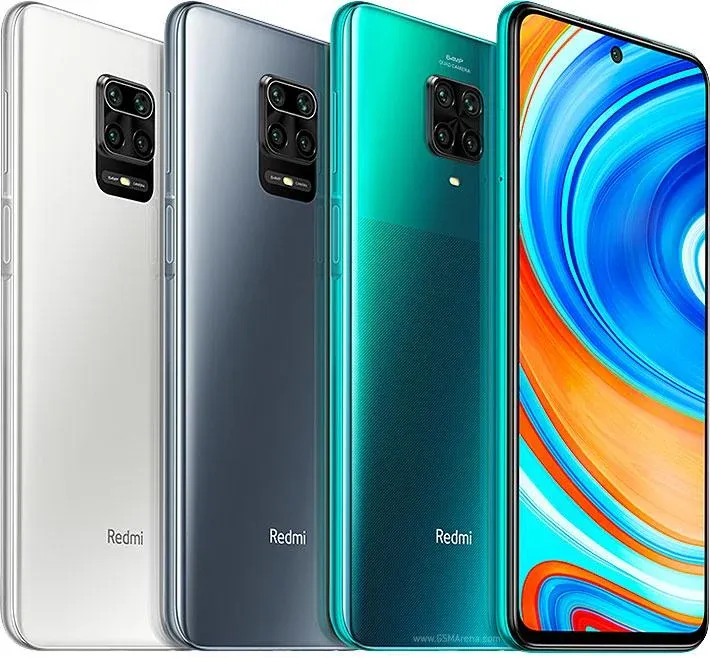 Телефон Xiaomi Redmi Note 9 Pro в различных цветах