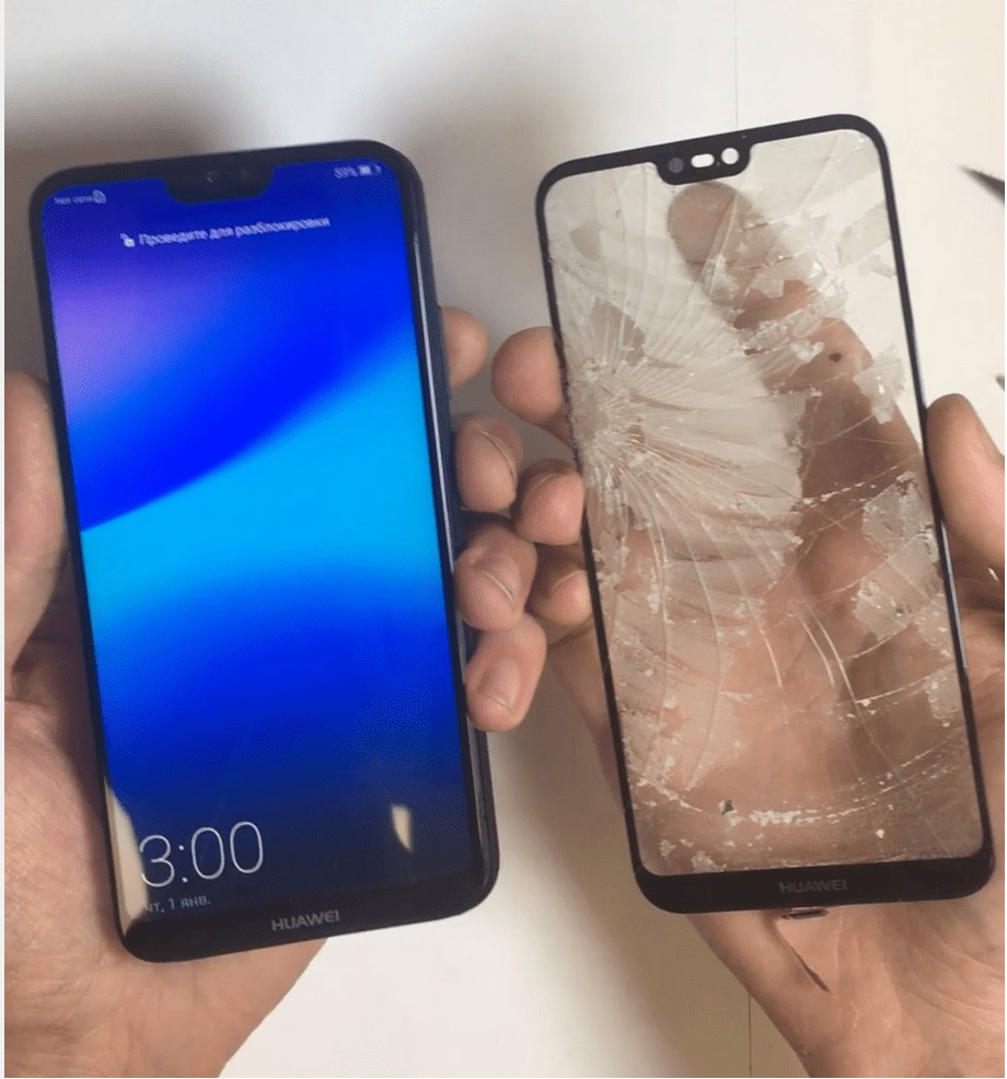 Замена стекла на телефоне Huawei